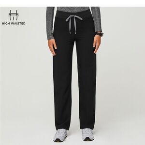 FIGS High Waisted Livingston Pants- Moss color